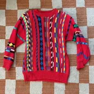 Colorful Geometric Sweater